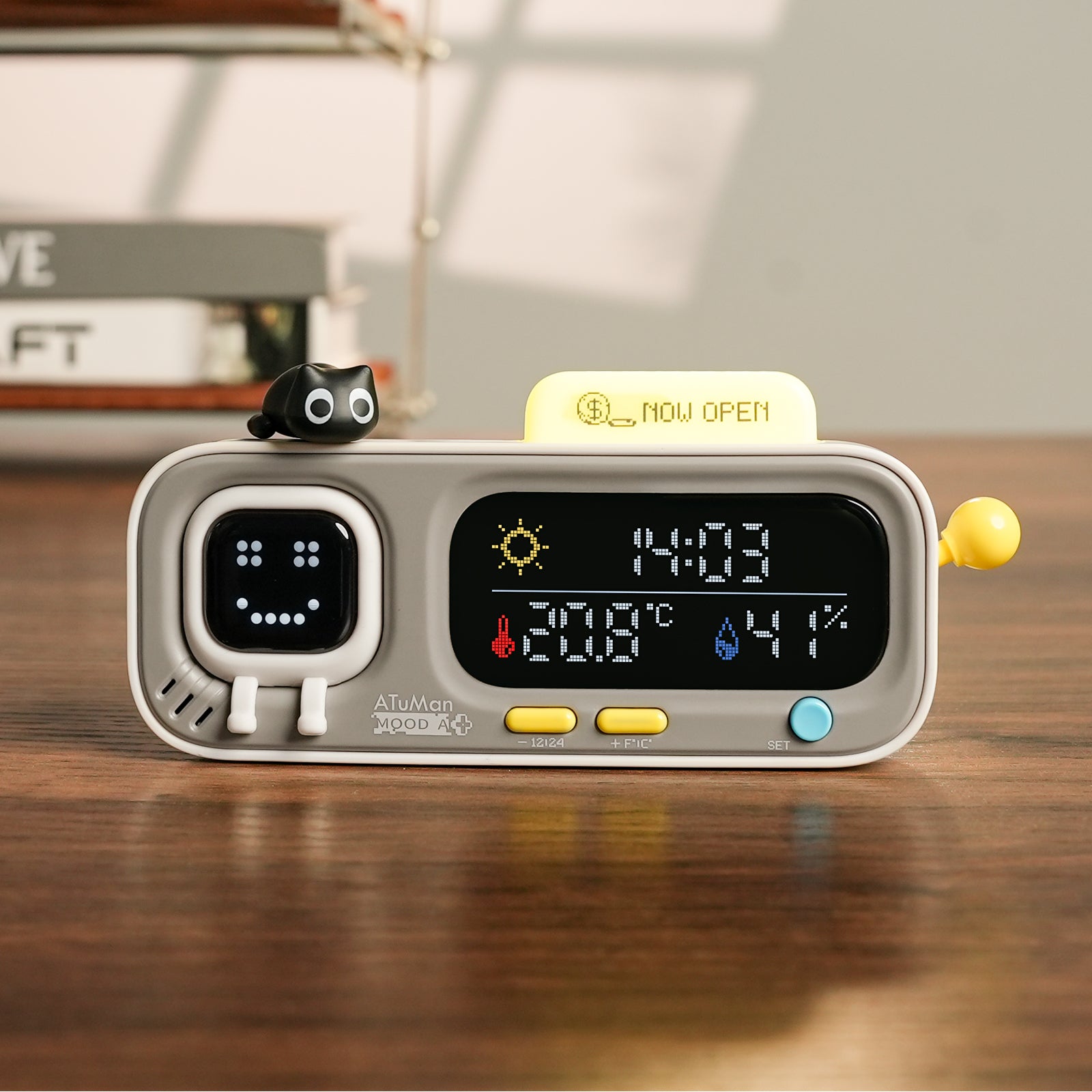 ATuMan MOOD A Retro Pixel Style Smart Thermohygrometer