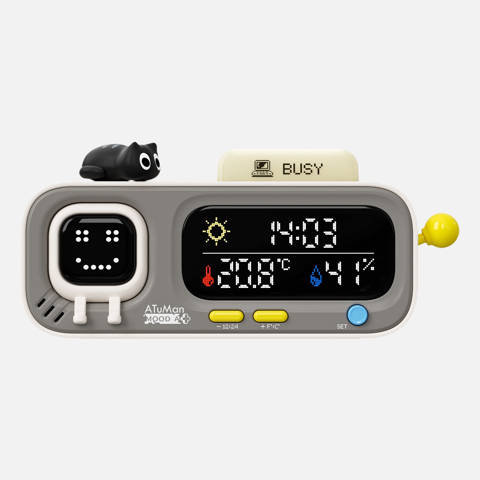 ATuMan MOODA Retro Pixel Style Smart Thermohygrometer