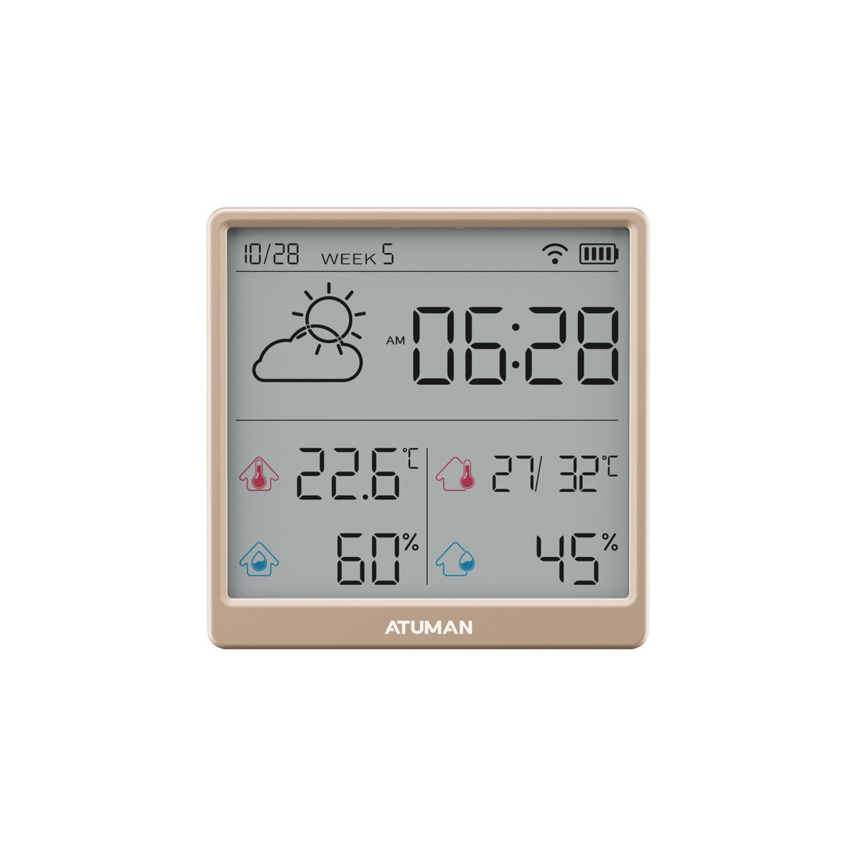 Smart Thermohygrometer TH3: Medium Home Air Series