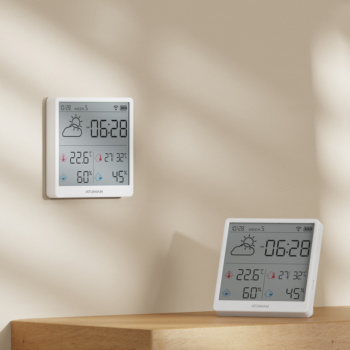 Smart Thermohygrometer TH3: Medium Home Air Series