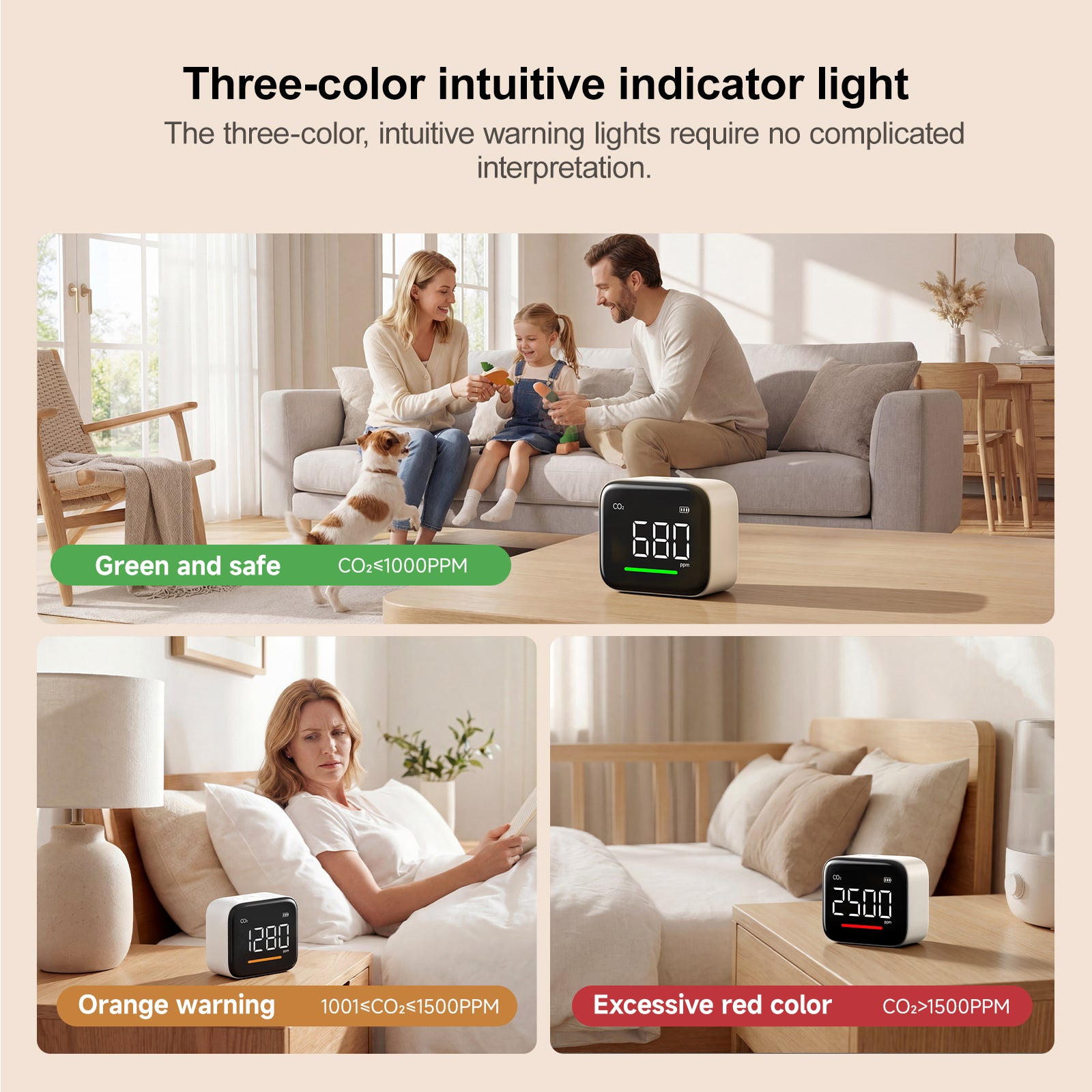 ATuMan CF1 Multifunctional Carbon Dioxide Monitor