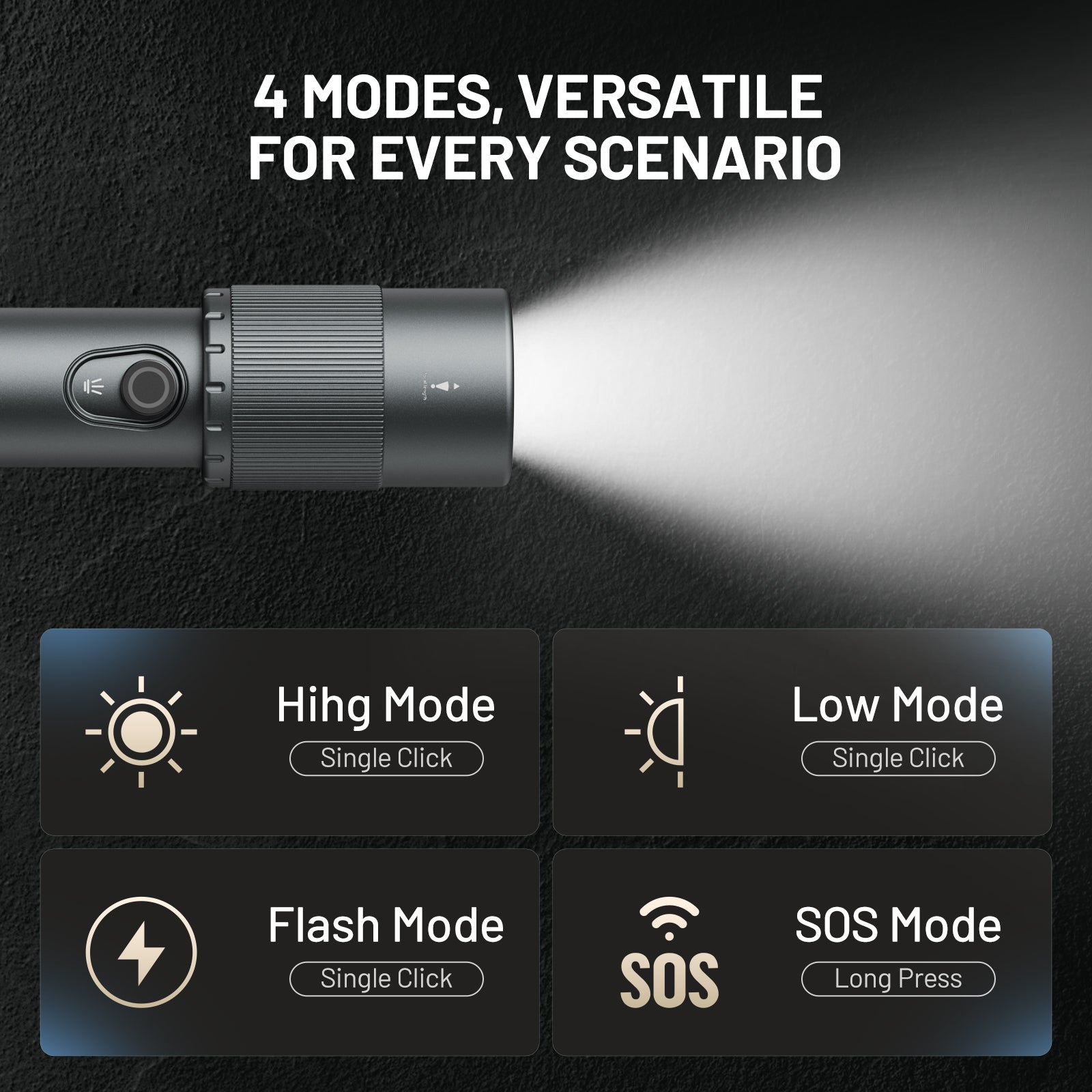 ATuMan Lite1 Straight Flashlight