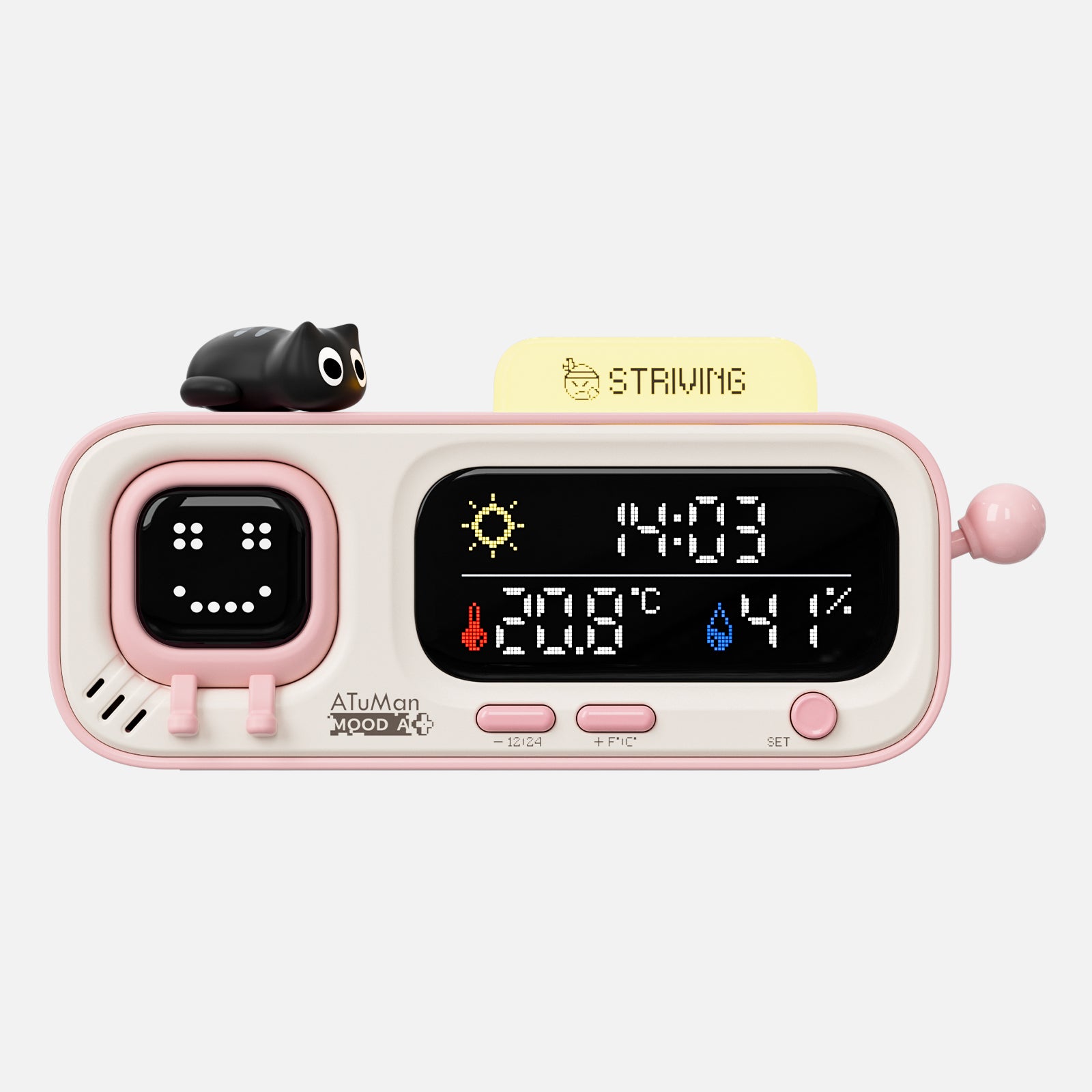 ATuMan MOOD A Retro Pixel Style Smart Thermohygrometer