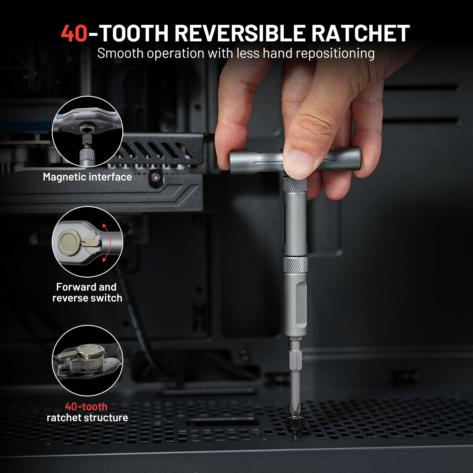 ATuMan RS1 MAX 70-in-1 Ratchet Screwdriver Kit