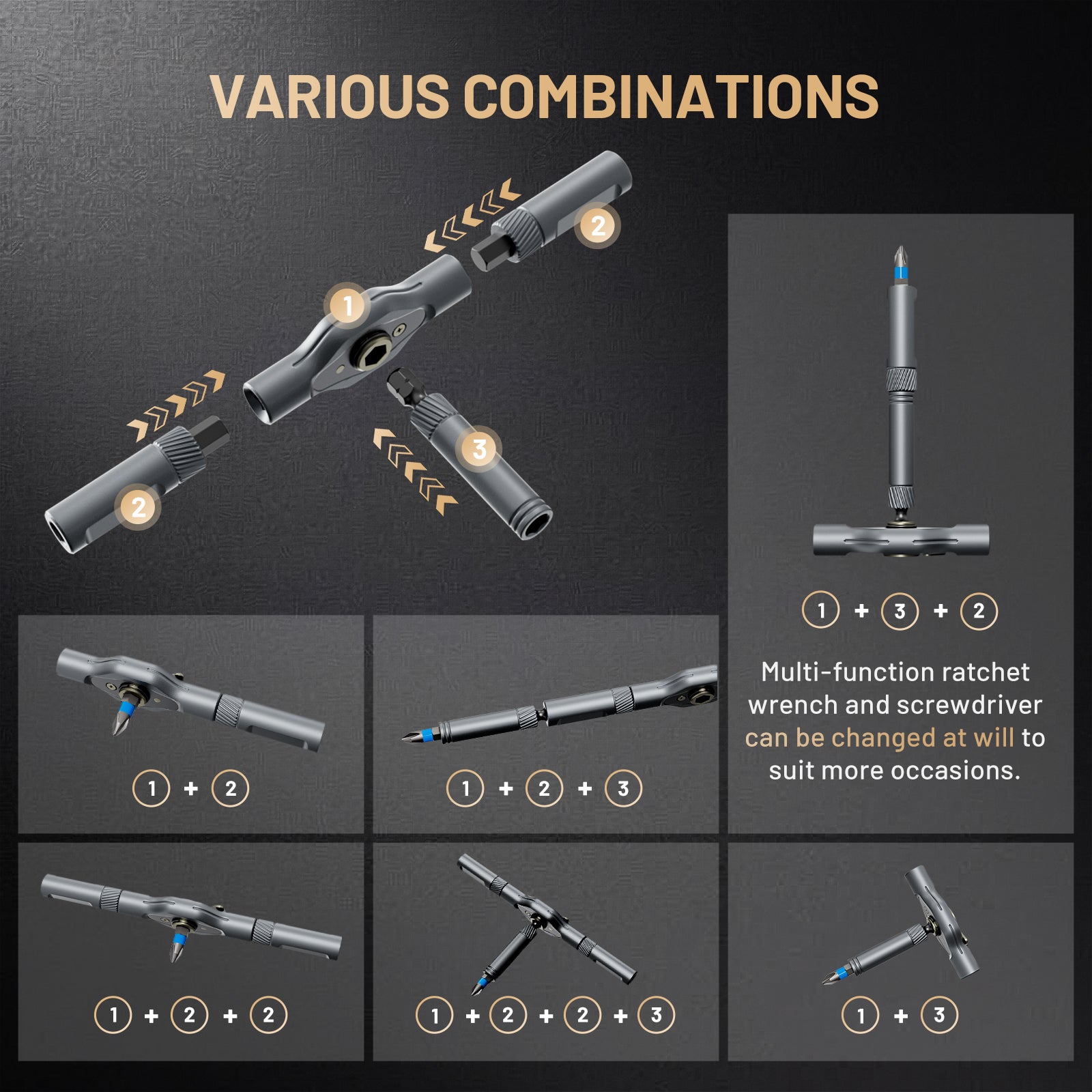 ATuMan RS1 Plus 42-in-1 Ratchet Screwdriver Set