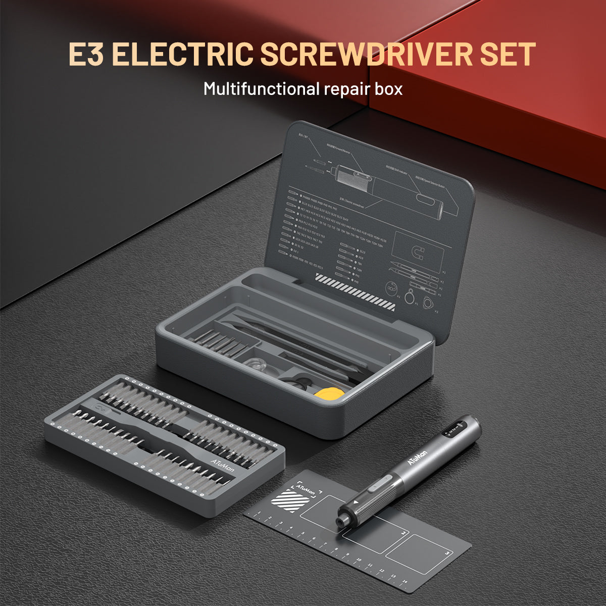 ATuMan E3 95-in-1 Electric Screwdriver Kit