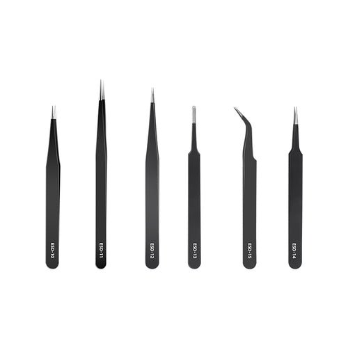 Anti-static Tweezers 6pcs Set