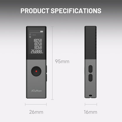 ATuMan LSB Green-Beam Laser Measure (50m)