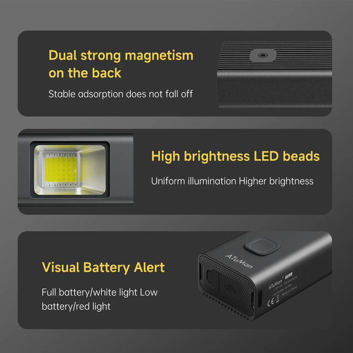 built in rechargeable flashlight vs no rechargeable Nitecore MH25 Pro 3300 Lumen Long Throw 6 hour run time) and Strobe (120 lumens 11 hour run time) Best Mid-Size, Rechargeable Flashlight Head-to-Head