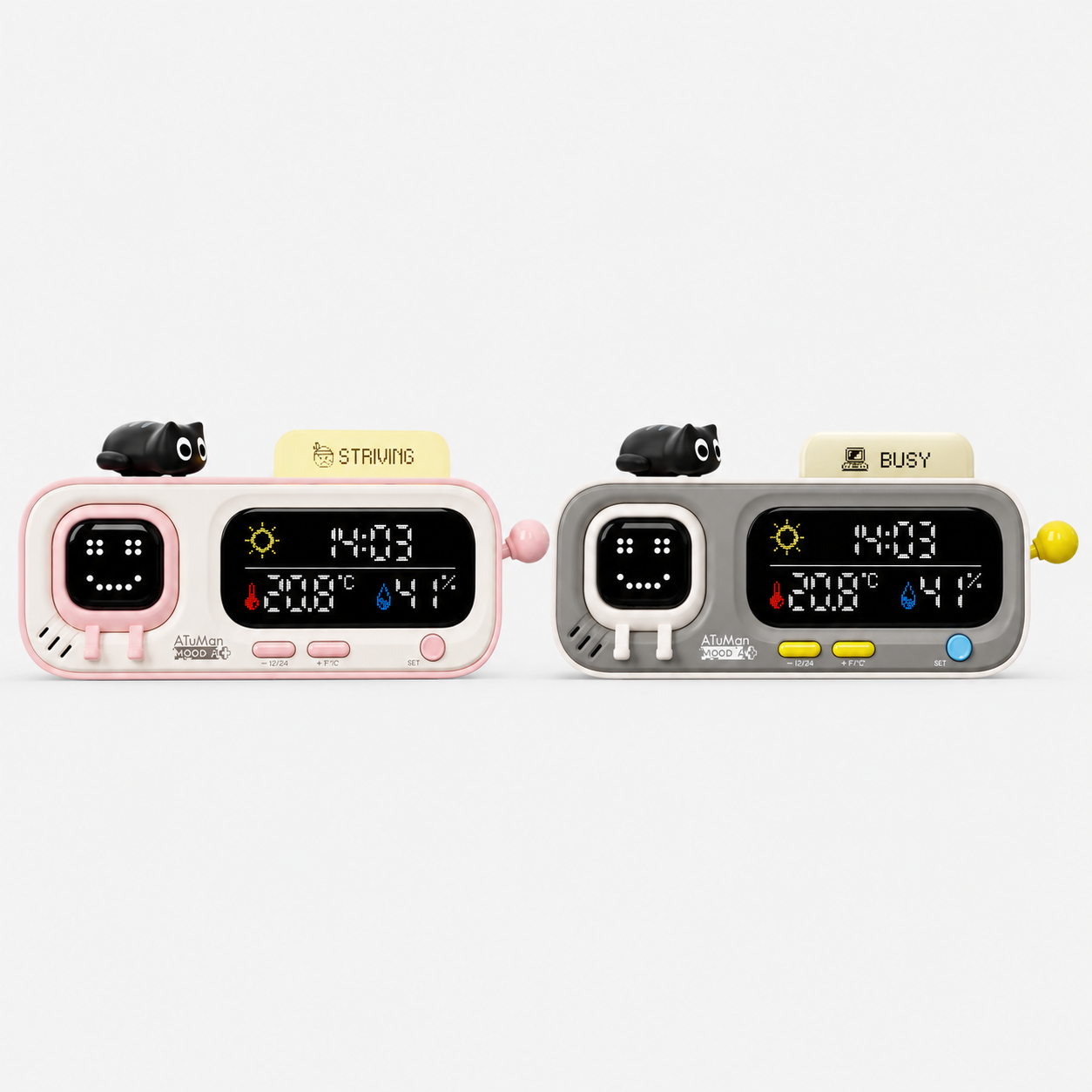 ATuMan MOOD A Retro Pixel Style Smart Thermohygrometer