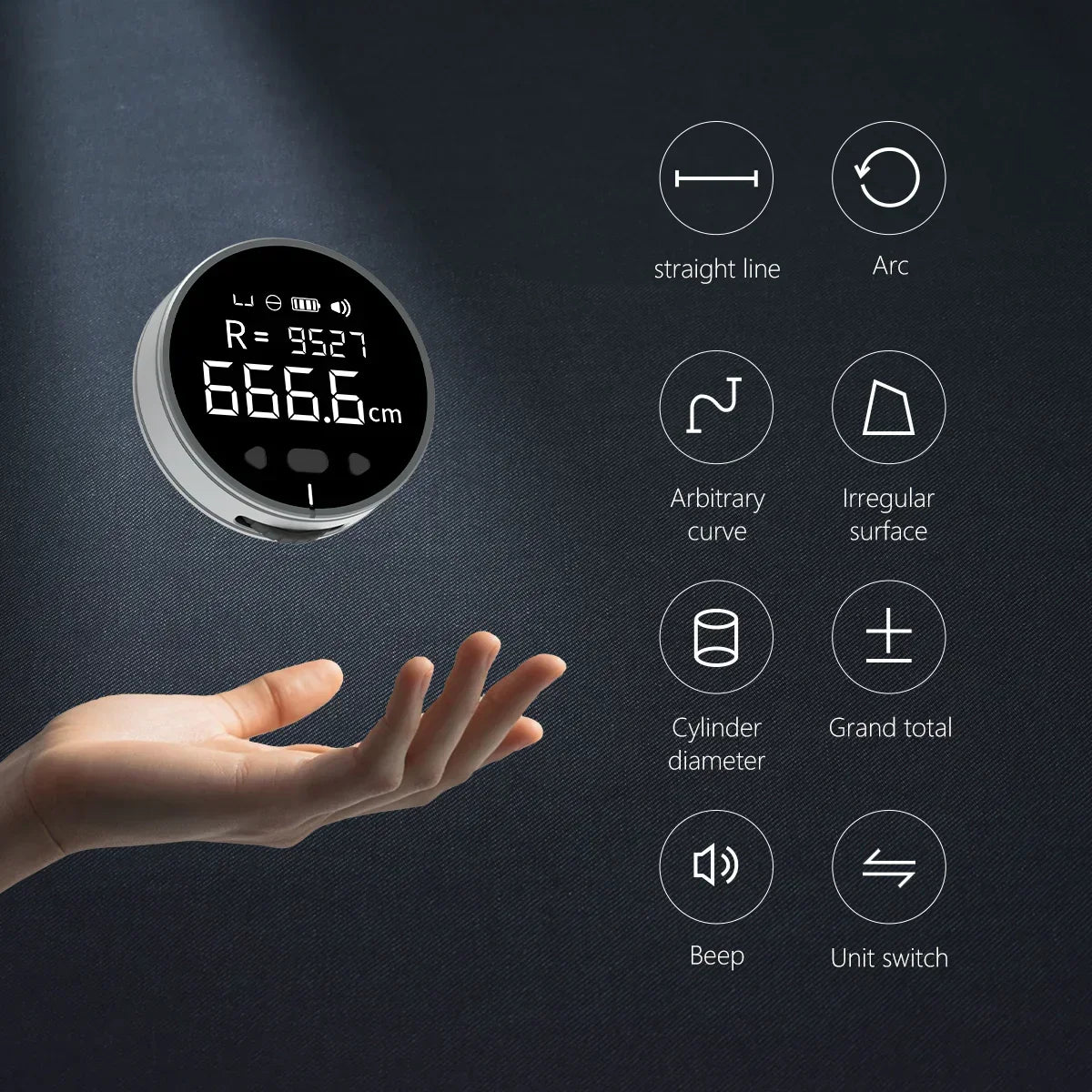 ATuMan Mini Q Electronic Ruler Tape Measuring Instrument 1 ATuMan MiniQ Smart Digital Tape Measure