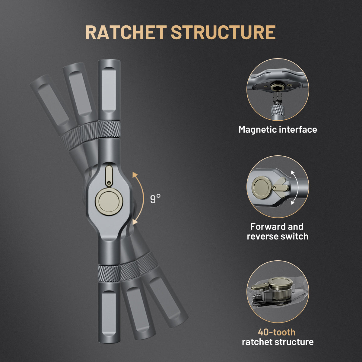 ATuMan RS1 24-in-1 Ratchet Screwdriver Set