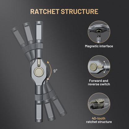 ATuMan RS1 24-in-1 Ratchet Screwdriver Set