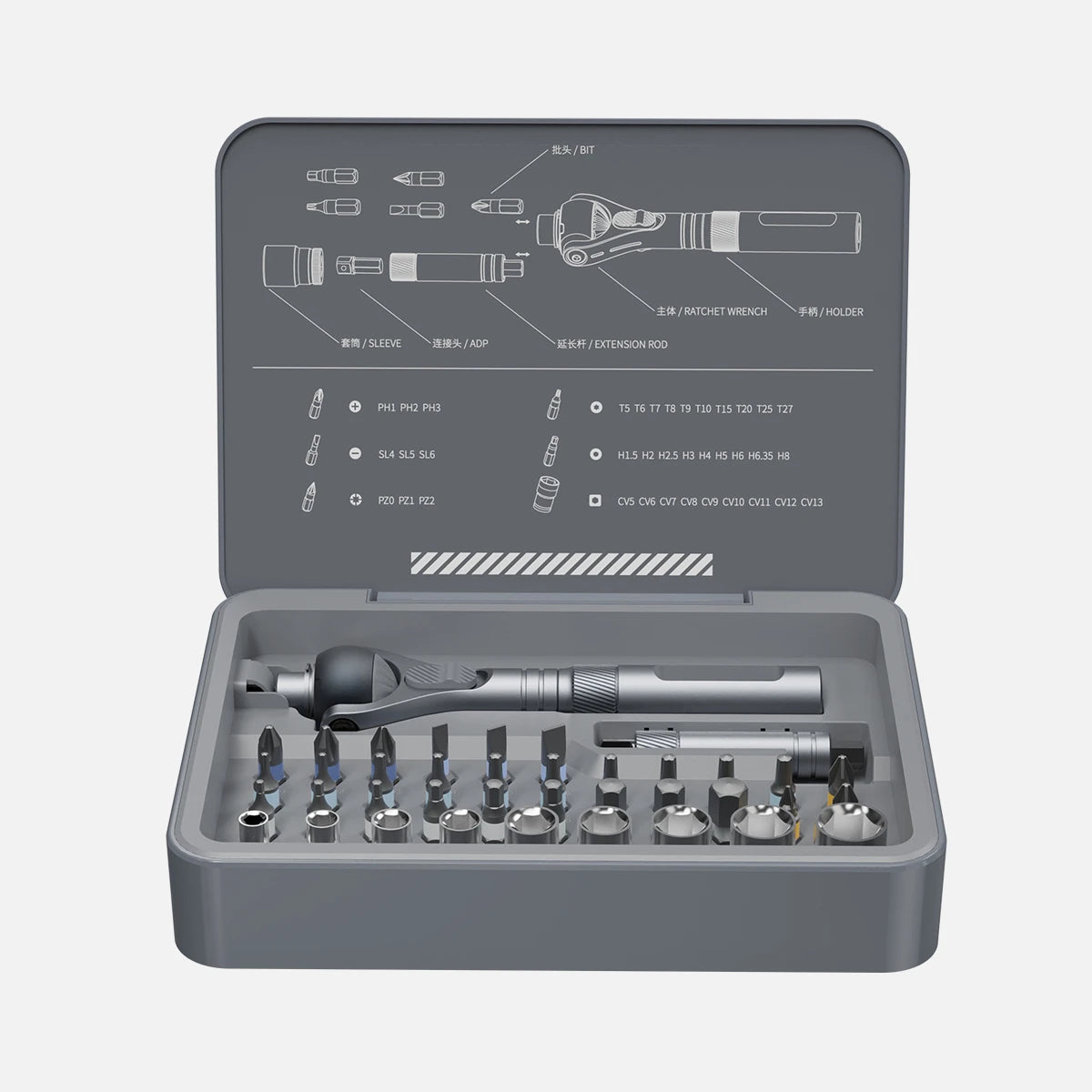 ATuMan RS2 40-in-1 Ratchet Screwdriver Set