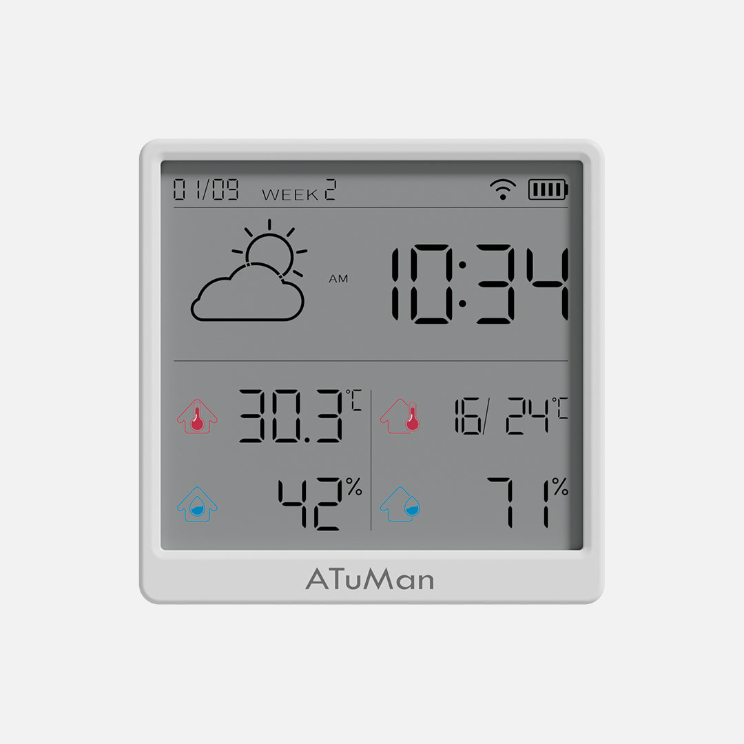 ATuMan TH3 Smart Thermohygrometer: Medium Home Air Series