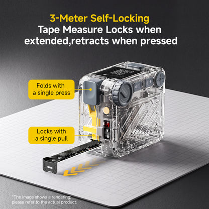 ATuMan LT1 3-in-1 Digital Laser Tape Measure