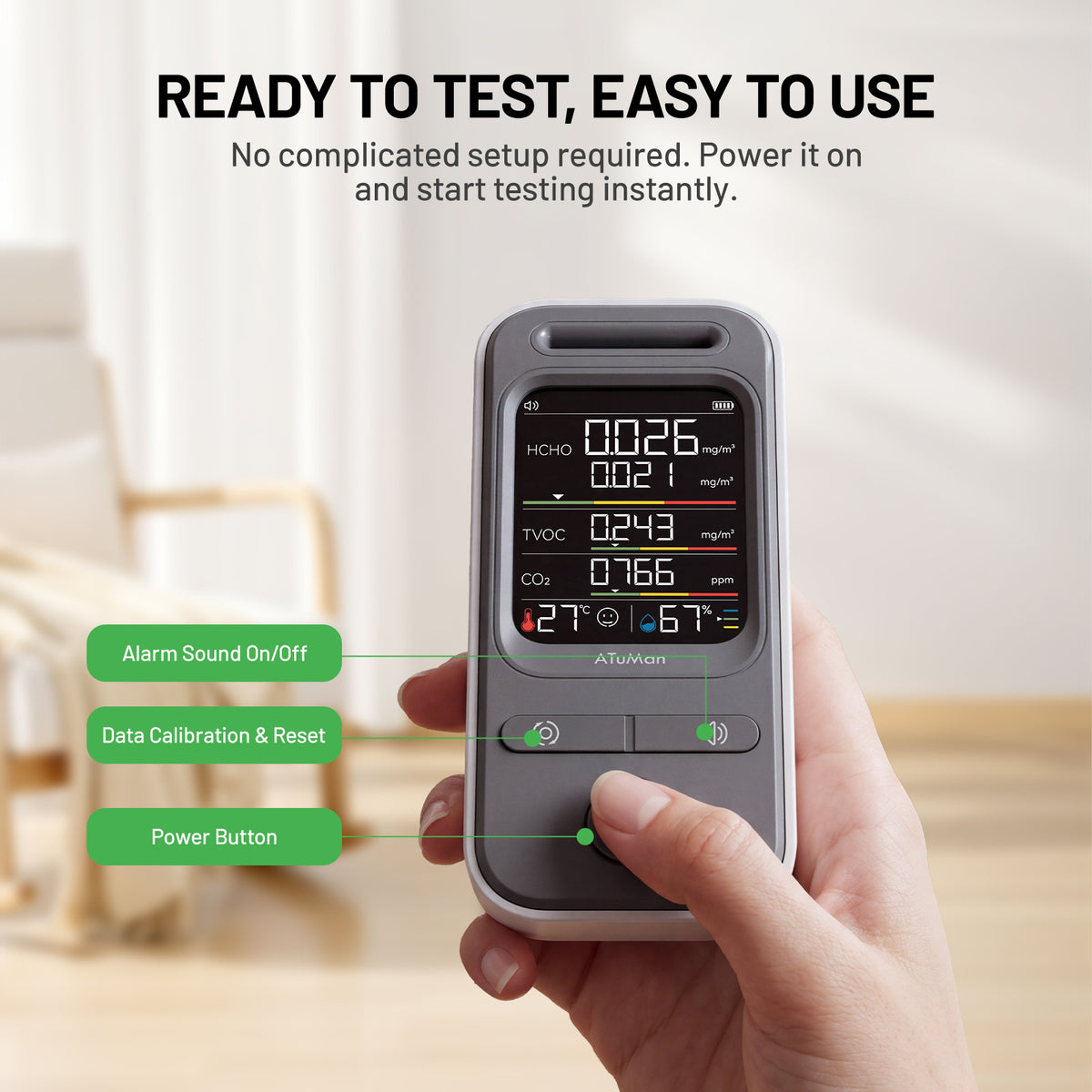ATuMan HF2 Formaldehyde Monitor
