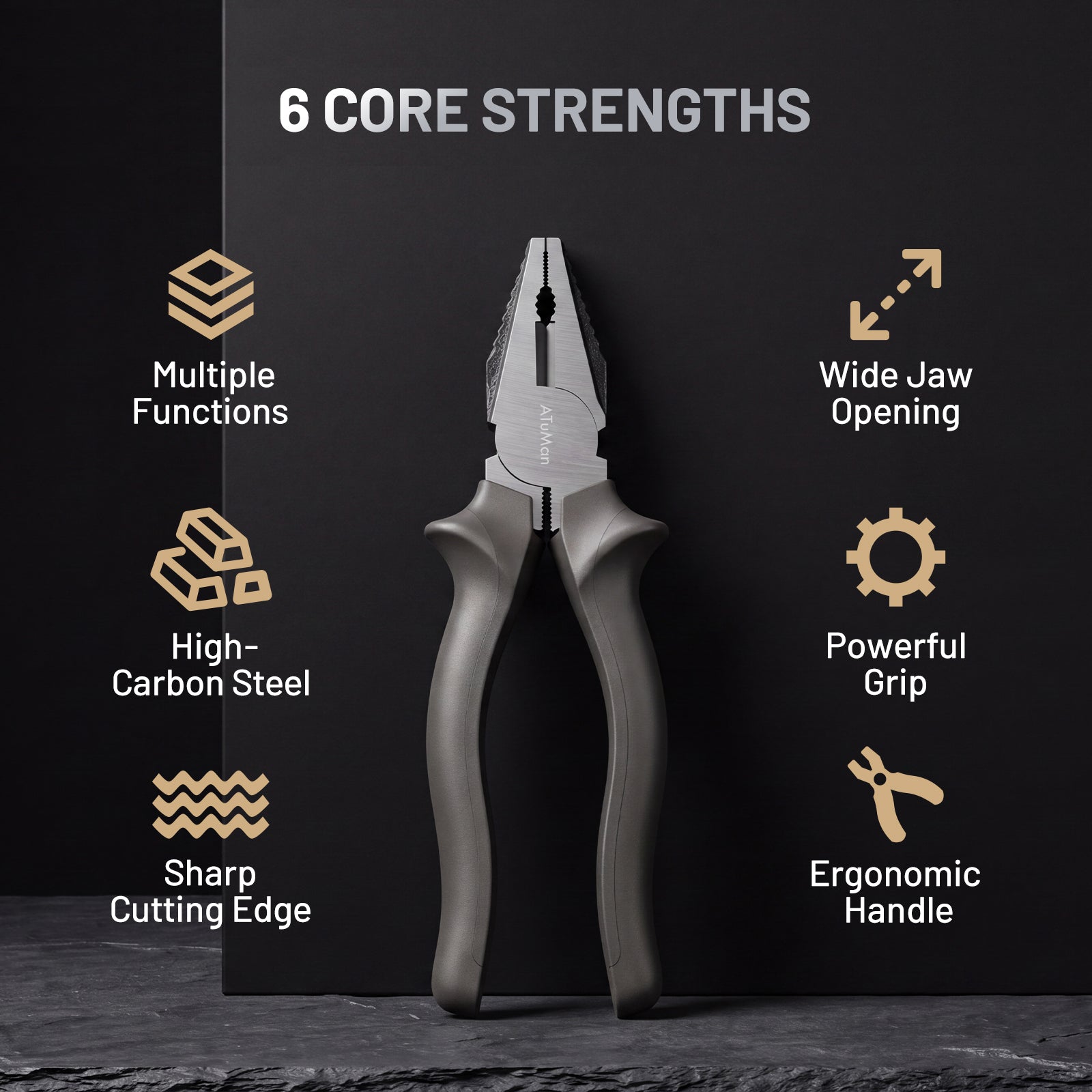 ATuMan DP5 Multi‑purpose Combination Pliers