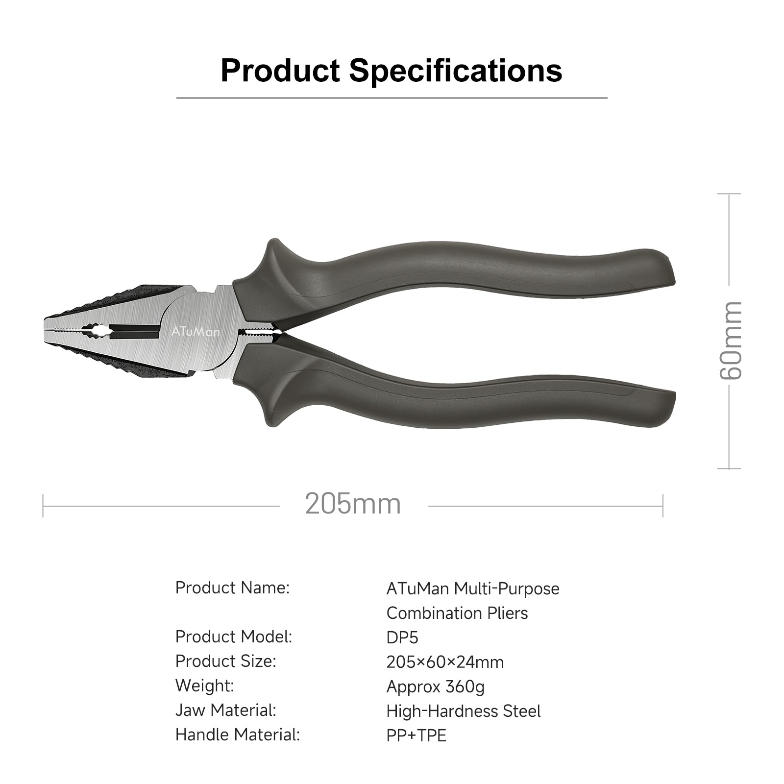ATuMan DP5 Multi‑purpose Combination Pliers