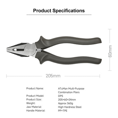 ATuMan DP5 Multi‑purpose Combination Pliers