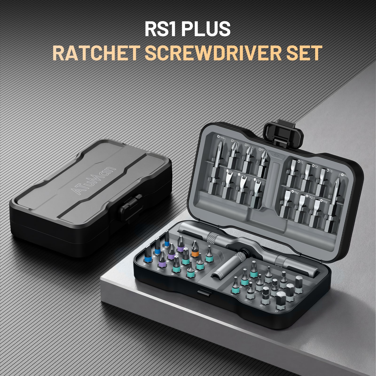 ATuMan RS1 Plus 42-in-1 Ratchet Screwdriver Set