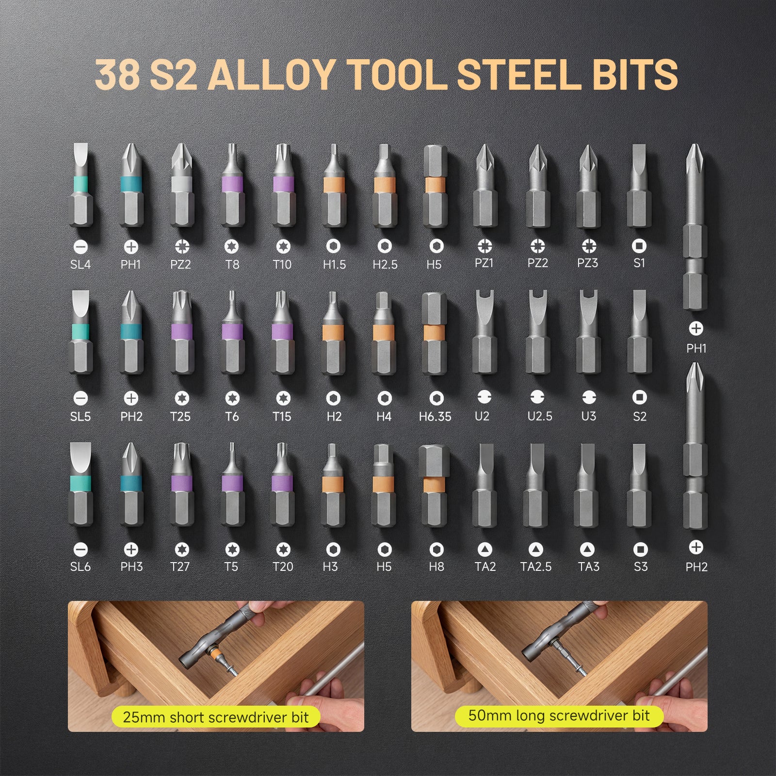 ATuMan RS1 Plus 42-in-1 Ratchet Screwdriver Set