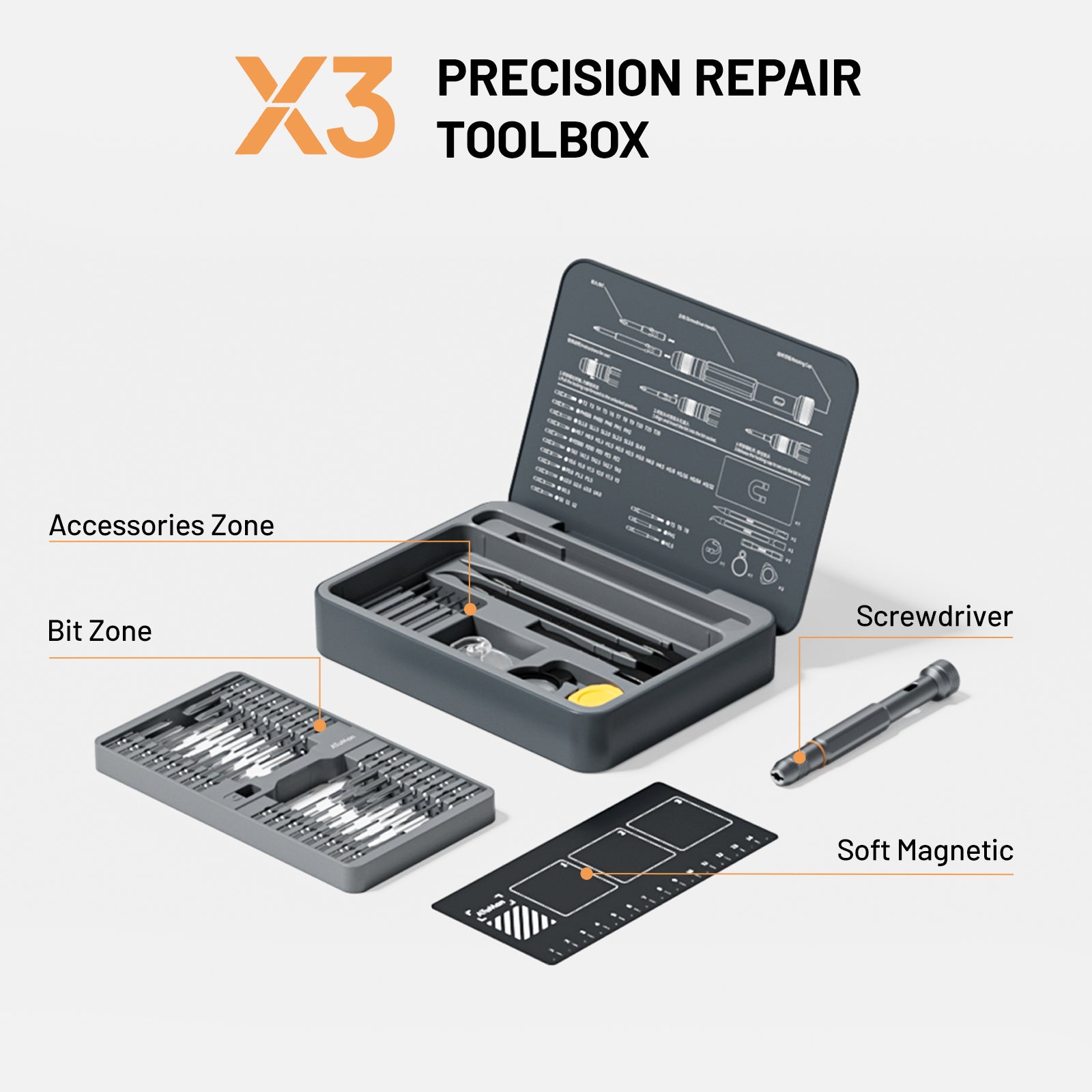 ATuMan X3 78-in-1 Precision Screwdriver Set