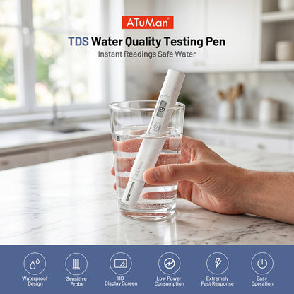 ATuMan TDS Water Quality Testing Pen