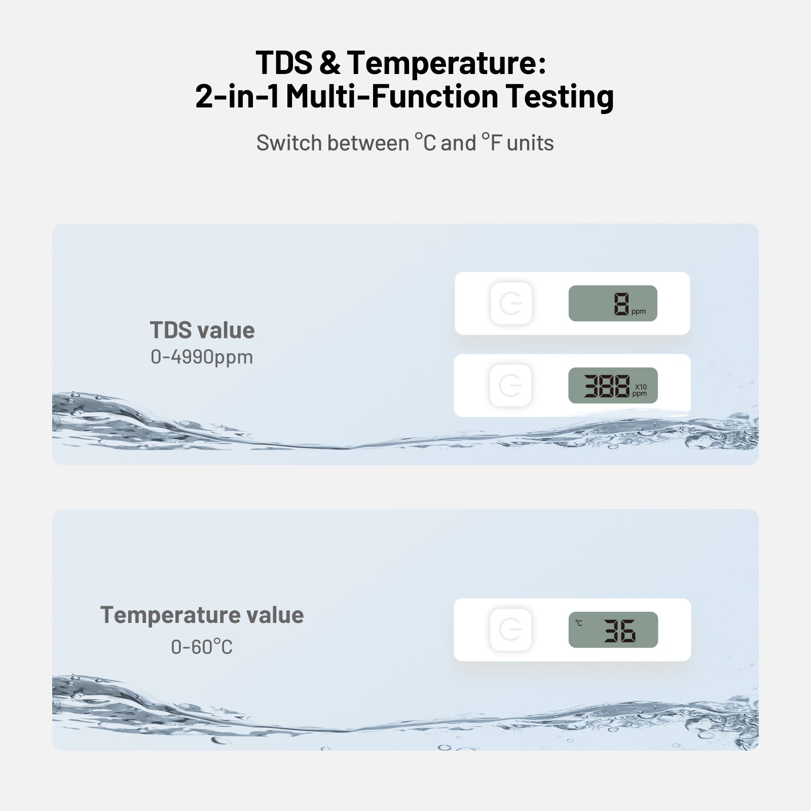 ATuMan TDS Water Quality Testing Pen