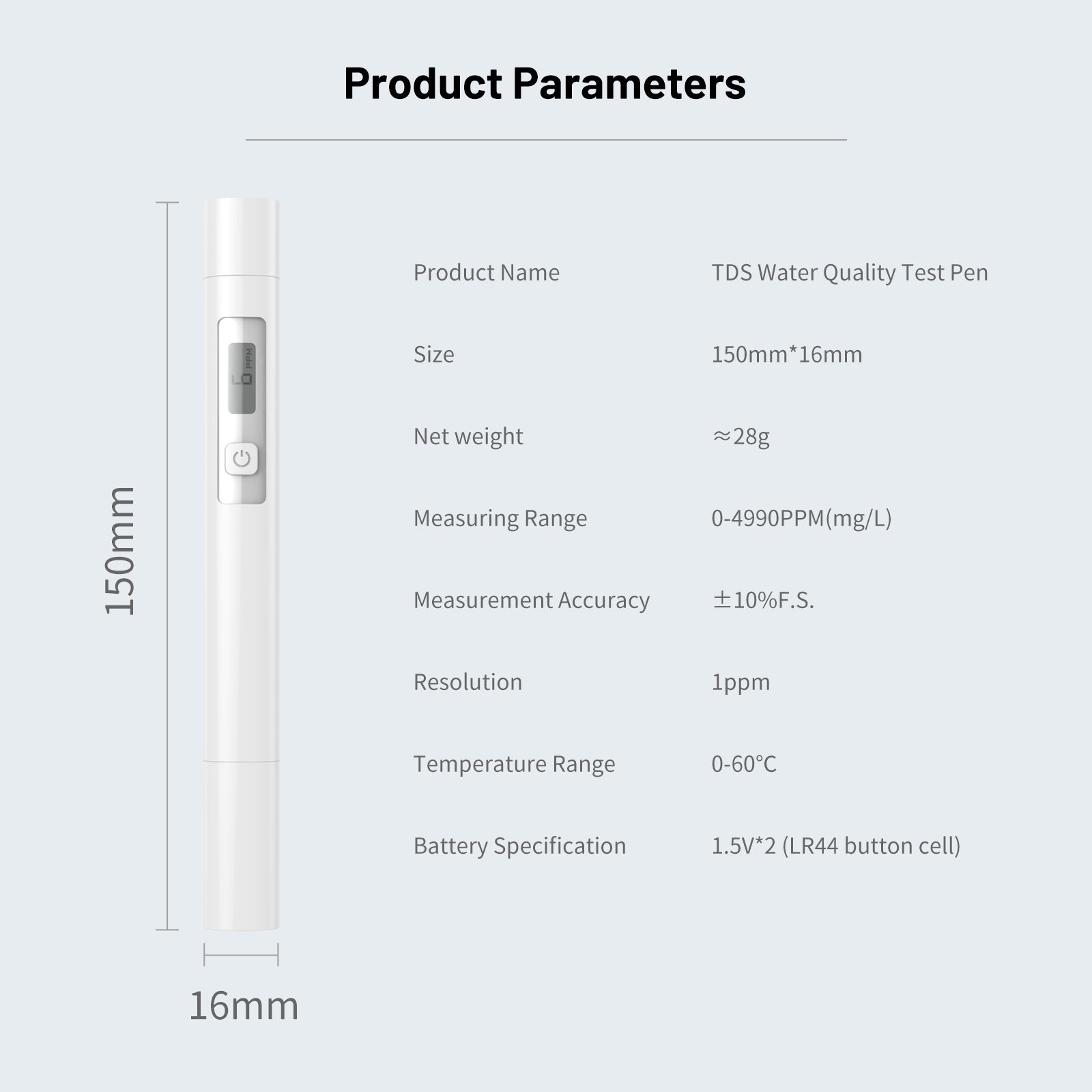 ATuMan TDS Water Quality Testing Pen